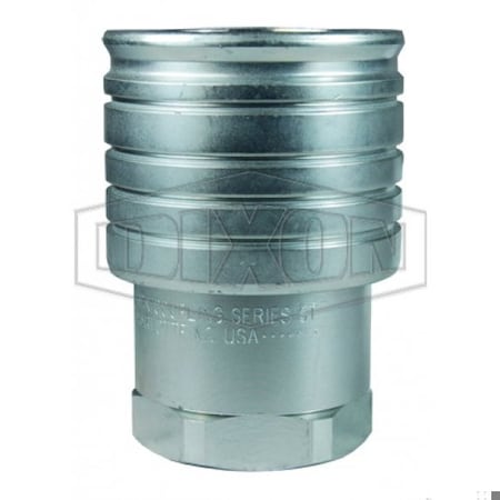 Dixon 1/2 ST COUP, 1/2 F-NPTF STEEL 4STF4